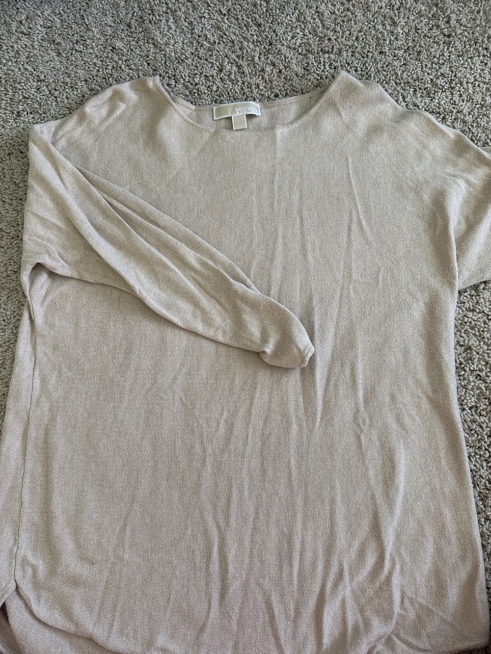 Michael Kors Light Beige Crewneck Sweater